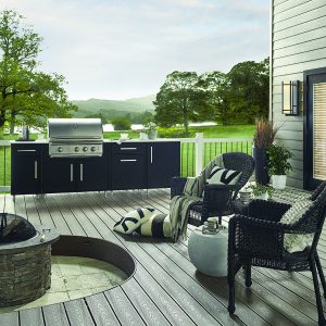 Perspective Decking in Acacia