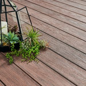Serenity Decking in Rosewood