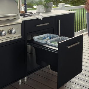 Wolf Endurance Outdoor Cabinets in Slab Black