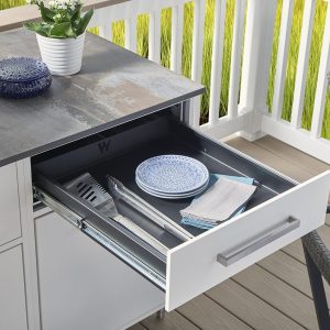 Wolf Endurance Outdoor Cabinets in Slab White